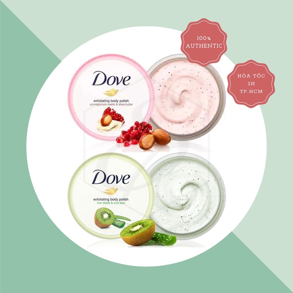 Kem Tẩy Da Chết Body Dove Exfoliating Body Scrub - 225ml